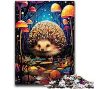 Puzzle da 1000 pezzi per adulti e adolescenti, motivo: riccio, puzzle per adulti, regalo di compleanno, regali, arte murale per bambini dai 14 anni in su (75x50cm)