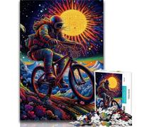 Puzzle da 1000 pezzi per adulti e adolescenti, motociclette colorate, apprendimento educativo, ideale come regalo per tutta la famiglia, 38x26cm
