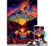 Puzzle da 1000 pezzi per adulti e adolescenti, natura psichedelica, 1000 pezzi per adulti, regalo di compleanno, regali, arte murale per età 14+ (dimensioni 75x50cm)