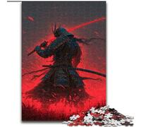 Puzzle da 1000 pezzi per adulti e adolescenti, Ninja giapponese al neon, per età 14+, adatto per coppie, attività divertenti a casa, regalo di compleanno, regali di viaggio (dimensioni 50x75cm)