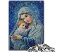 Puzzle da 1000 pezzi per adulti e adolescenti Nostra Signora di Maria per bambini dai 14 anni in su Gioco impossibile Regalo di compleanno di Natale 50x75cm