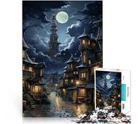 Puzzle da 1000 pezzi per adulti e adolescenti “ notte meravigliosa” ,per età pari o superiore a 14 anni giocattoli educativi per l'apprendimento offerte come regali per tutta la famiglia。