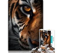 Puzzle da 1000 pezzi per adulti e adolescenti Occhio di tigre intenso 1000 pezzi per adulti ideali come regali per tutta la famiglia adatti per bambini di età compresa tra 38x26cm e 14 anni