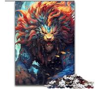 Puzzle da 1000 pezzi per adulti e adolescenti, Onnipotente Dio Leone, per età 14+, adatto per coppie, attività divertenti a casa, regalo di compleanno, regali di viaggio (dimensioni 26x38cm)