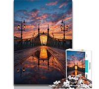 Puzzle da 1000 pezzi per adulti e adolescenti Paesaggio al tramonto Puzzle da 1000 pezzi per gioco educativo Sfida Giocattolo Offerta come regalo per tutta la famiglia 75x50cm