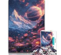 Puzzle da 1000 pezzi per adulti e adolescenti, paesaggio cosmico, puzzle per adolescenti, giochi educativi, decorazione per la casa, adatto per la decorazione del desktop (dimensioni 38x26cm)