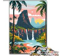 Puzzle da 1000 pezzi per adulti e adolescenti, paesaggio del Madagascar, aiuta il cervello a esercitare i giocattoli avvincenti per coltivare la pazienza, decorazione perfetta (38x26cm) 1000 pezzi