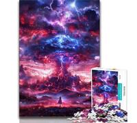 Puzzle da 1000 pezzi per adulti e adolescenti, paesaggio dell'universo della Via Lattea, antistress, per trascorrere il tempo libero e interagire con i genitori (38x26cm)