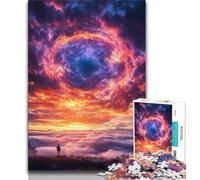 Puzzle da 1000 pezzi per adulti e adolescenti, paesaggio dell'universo della Via Lattea, giocattoli educativi per l'apprendimento, giochi per famiglie, migliora l'amore tra coppie, 38x26cm