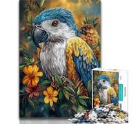 Puzzle da 1000 pezzi per adulti e adolescenti, pappagallo, aiuta il cervello a esercitare i giocattoli avvincenti per coltivare la pazienza e migliorare la memoria, 38x26cm
