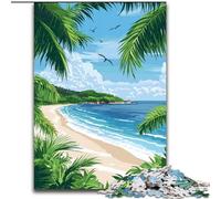 Puzzle da 1000 pezzi per adulti e adolescenti Paradiso tropicale sulla spiaggia per bambini dai 14 anni in su Gioca con i giocattoli perché è l'ideale come regalo per tutta la famiglia (50x75cm)