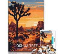 Puzzle da 1000 pezzi per adulti e adolescenti, Parco nazionale di Joshua Tree, giocattoli educativi per l'apprendimento, giochi per famiglie che migliorano l'amore tra coppie (75x50cm)