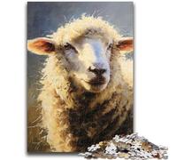 Puzzle da 1000 pezzi per adulti e adolescenti, pecorella, 1000 pezzi per adulti, attività divertente per la casa, giocattoli per i giorni di pioggia, regali di compleanno (26x38cm)