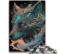 Puzzle da 1000 pezzi per adulti e adolescenti, personaggi delle fiabe del lupo, giocattoli, giochi educativi, antistress, interazione genitore-figlio per età 14+, 26x38cm