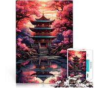 Puzzle da 1000 pezzi per adulti e adolescenti Pittura giapponese Kominka Fatto di cartone Adatto a partire dai 14 anni Giochi educativi per adulti e adolescenti Regalo di opere d'arte