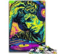 Puzzle da 1000 pezzi per adulti e adolescenti, Pop-art, Statua del David di Michelangelo, Giocattolo educativo intellettuale decomprimente, Adatto per la decorazione della scrivania, 26X38CM