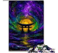 Puzzle da 1000 pezzi per adulti e adolescenti, Portale Torii misterioso, gioco per famiglie, decorazioni per la casa e regali unici per bambini dai 14 anni (dimensioni 26x38cm)