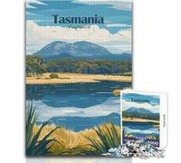 Puzzle da 1000 pezzi per adulti e adolescenti, poster con paesaggio della Tasmania, giochi educativi, analisi e logica, opera d'arte, regalo, dimensioni 50x75cm