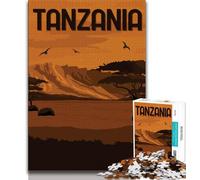 Puzzle da 1000 pezzi per adulti e adolescenti, poster di viaggi nel mondo, antistress, per ammazzare il tempo durante le vacanze, per migliorare l'amore tra coppie (75x50cm)