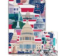 Puzzle da 1000 pezzi per adulti e adolescenti, poster di viaggi nel mondo, ideale come regalo per tutta la famiglia, adatto a bambini di età compresa tra 75 e 14 anni (dimensioni 75x50cm)