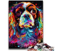 Puzzle da 1000 pezzi per adulti e adolescenti, puzzle Cocker Spaniel per adolescenti, apprendimento educativo, ideale come regalo per tutta la famiglia (26x38cm)