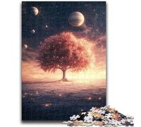 Puzzle da 1000 pezzi per adulti e adolescenti, puzzle colorati dell'albero della vita per adolescenti, antistress, per ammazzare il tempo durante le vacanze, per migliorare l'amore tra coppie, 38x26cm