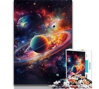 Puzzle da 1000 pezzi per adulti e adolescenti puzzle colorati dell'universo per adolescenti regali di Babbo Natale segreto per età dai 14 anni in su 75x50cm