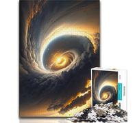 Puzzle da 1000 pezzi per adulti e adolescenti, puzzle colorati fantasy con buchi neri cosmici per adolescenti, adatti come decorazione da scrivania per bambini dai 14 anni in su (dimensioni 38x26cm)