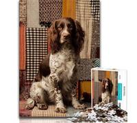 Puzzle da 1000 pezzi per adulti e adolescenti puzzle con cani felici per adolescenti antistress per ammazzare il tempo durante le vacanze per migliorare l'amore tra coppie 26x38cm