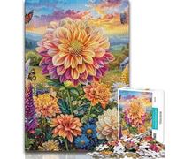 Puzzle da 1000 pezzi per adulti e adolescenti puzzle con fattoria fiori e mare per adolescenti antistress per ammazzare il tempo in casa per migliorare l'amore tra coppie 26x38cm