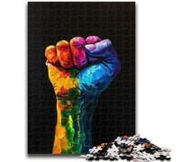 Puzzle da 1000 pezzi per adulti e adolescenti, puzzle con gesti delle mani e pugni, giocattoli educativi per l'apprendimento, giochi per famiglie, regali e compleanni unici (26x38cm)