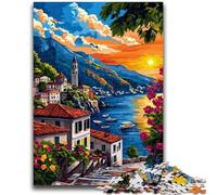 Puzzle da 1000 pezzi per adulti e adolescenti, puzzle con paesaggi urbani italiani, giochi educativi per famiglie, regalo per la decorazione della casa (75x50cm)