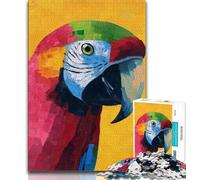 Puzzle da 1000 pezzi per adulti e adolescenti,puzzle con pittura a olio di pappagalli per adolescenti,giochi divertenti Ogni pezzo è unico Gioco divertente e stimolante per tutta la famiglia