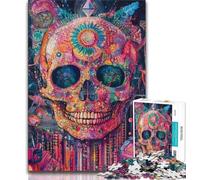 Puzzle da 1000 pezzi per adulti e adolescenti puzzle con scheletro Bitcoin regalo di compleanno regali arte murale per bambini dai 14 anni in su 75x50cm