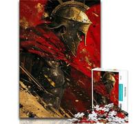 Puzzle da 1000 pezzi per adulti e adolescenti,puzzle da dipingere con guerrieri spartani,attività divertenti per la casa,giocattoli per i giorni di pioggia,regali di compleanno (dimensioni 38x26cm)