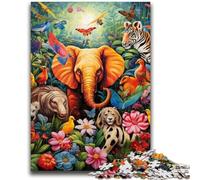 Puzzle da 1000 pezzi per adulti e adolescenti, puzzle del mondo animale per adolescenti, regali di Babbo Natale segreto per età 14 anni in su (26x38cm)
