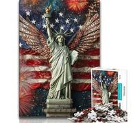 Puzzle da 1000 pezzi per adulti e adolescenti puzzle della Statua della Libertà per adolescenti giochi educativi decorazioni per la casa decorazioni e regali unici 26x38cm