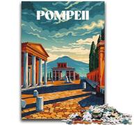 Puzzle da 1000 pezzi per adulti e adolescenti, puzzle delle rovine di Pompei per adolescenti, regalo di compleanno, regali, arte murale per età 14 anni in su (26x38cm)