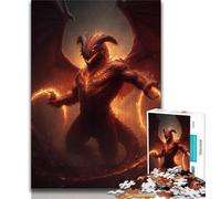 Puzzle da 1000 pezzi per adulti e adolescenti puzzle di demoni per adolescenti con poster abbinato e foglio di quiz per età 14+ 75x50cm