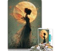 Puzzle da 1000 pezzi per adulti e adolescenti, puzzle di farfalle e fate per adolescenti, adatti come decorazione da scrivania per bambini dai 14 anni in su (dimensioni 38x26cm)