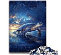 Puzzle da 1000 pezzi per adulti e adolescenti, puzzle di tartarughe misteriose per adolescenti, perfetti per le serate di gioco, giocattolo colorato per regalo a casa (75x50cm)