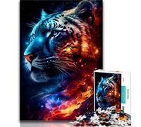 Puzzle da 1000 pezzi per adulti e adolescenti puzzle di tigre per adolescenti adatti per la decorazione della scrivania per bambini dai 14 anni in su 38x26cm