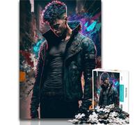 Puzzle da 1000 pezzi per adulti e adolescenti puzzle "Eroe della notte" per adolescenti apprendimento educativo ideale come regalo per tutta la famiglia 38x26cm