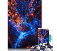 Puzzle da 1000 pezzi per adulti e adolescenti puzzle fantasy con draghi volanti per adolescenti gioco a quiz decorazione da parete regali unici per compleanno e Natale 38x26cm