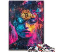 Puzzle da 1000 pezzi per adulti e adolescenti, puzzle Graffiti Bitcoin per adolescenti, design vivace e unico, esperienza di puzzle rilassante e stimolante (38x26cm)