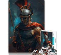 Puzzle da 1000 pezzi per adulti e adolescenti, puzzle per adolescenti con gladiatori spartani, giochi educativi per famiglie, regalo per la decorazione della casa (dimensioni 38x26cm)