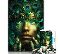 Puzzle da 1000 pezzi per adulti e adolescenti, puzzle per adolescenti sullo spirito della foresta cosmica, antistress, per trascorrere il tempo libero, interazione genitore-figlio (dimensioni 75x50cm)