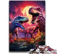 Puzzle da 1000 pezzi per adulti e adolescenti, puzzle per adulti con dinosauri antichi, gioco per famiglie, antistress, sfida difficile, adatto alle coppie (50x75cm)