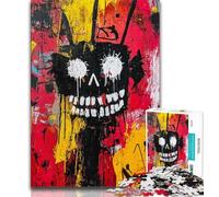 Puzzle da 1000 pezzi per adulti e adolescenti, puzzle robot in stile Basquiat, ideale come regalo per tutta la famiglia, adatto a bambini di età compresa tra 38 e 14 anni (dimensioni 38x26cm)