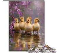 Puzzle da 1000 pezzi per adulti e adolescenti raffigurante un papero che cammina Difficile da completare,ma divertente e spiritoso Regalo di compleanno,regali,decorazione murale (dimensioni 26x38cm)